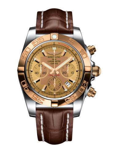 Remontoir à montres pour montre Breitling Chronomat Chronomat 44 Stainless Steel / Rose Or / Oren Sun / Croco / Pin