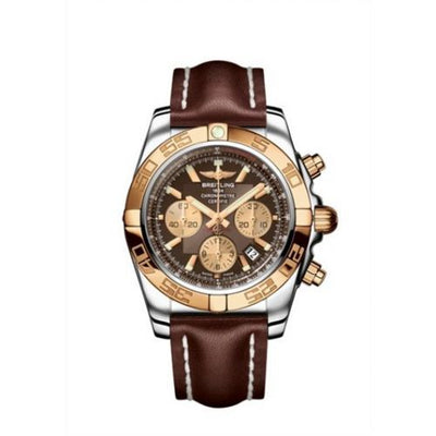 Remontoir à montres pour montre Breitling Chronomat Chronomat 44 Stainless Steel / Rose Or / Amber / Calf