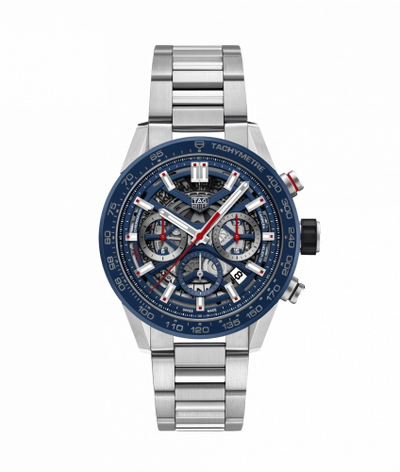 Uhrenbeweger für Uhr TAG Heuer Carrera Carrera Calibre Heuer 02 43 Stainless Steel / Blue Ceramic / Skeleton / Bracelet