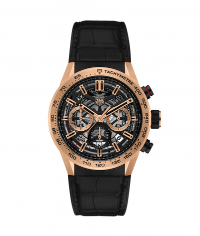 Uhrenbeweger für Uhr TAG Heuer Carrera Carrera Calibre Heuer 02 43 Rose Gold / Skeleton / Alligator