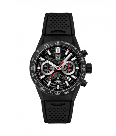 Uhrenbeweger für Uhr TAG Heuer Carrera Carrera Calibre Heuer 02 43 Black Ceramic / Skeleton / Rubber