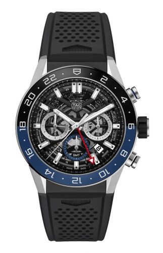 Uhrenbeweger für Uhr TAG Heuer Carrera Carrera Calibre Heuer 02 GMT Stainless Steel / Skeleton / Rubber