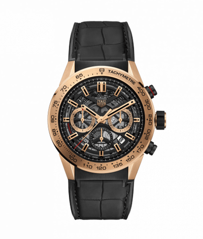 Uhrenbeweger für Uhr TAG Heuer Carrera Carrera Calibre Heuer 02 45 Rose Gold / Skeleton / Alligator