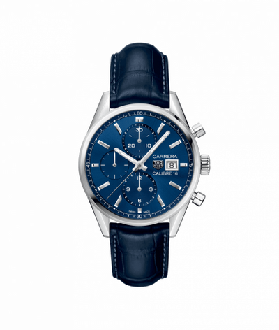 Uhrenbeweger für Uhr TAG Heuer Carrera Calibre 16 41 Stainless Steel / Blue / Alligator