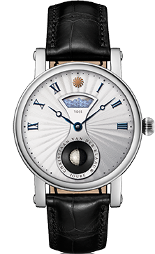 Remontoir à montres pour montre Christiaan van der Klaauw Astronomical Masterpieces Real Moon Tides Steel
