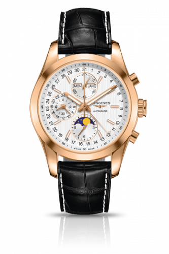 Watch Winder for watch Longines Conquest Classic Conquest Classic Moonphase Red Gold Silver