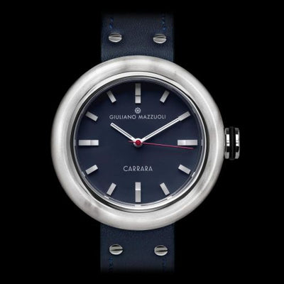 Remontoir à montres pour montre Giuliano Mazzuoli Carrara Carrara Marble / Bleu