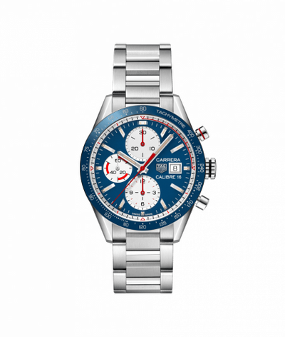 Uhrenbeweger für Uhr TAG Heuer Carrera Carrera Calibre 16 41 Stainless Steel / Blue Retro / Bracelet