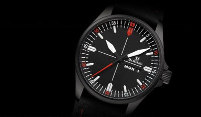 Remontoir à montres pour montre Damasko Three-hand Models DA 343 Noire