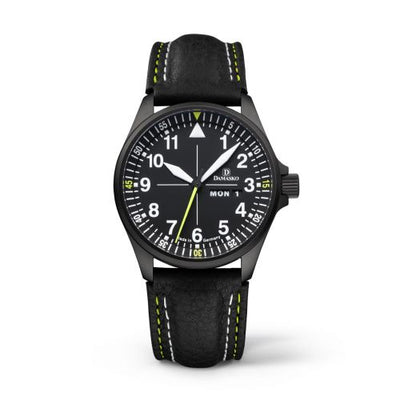 Remontoir à montres pour montre Damasko Three-hand Models DA 363 Noire