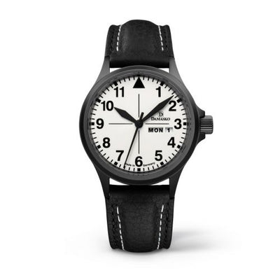 Remontoir à montres pour montre Damasko Three-hand Models DA 37 Noire