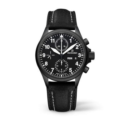 Remontoir à montres pour montre Damasko Chronographs DC 56 Noire