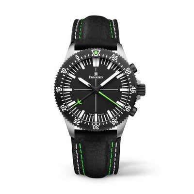 Remontoir à montres pour montre Damasko Chronographs DC80 Verte Bicolour