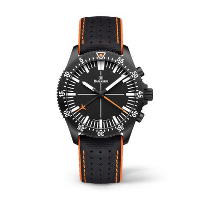 Remontoir à montres pour montre Damasko Chronographs DC80 Orange Noire