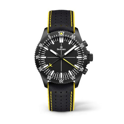 Remontoir à montres pour montre Damasko Chronographs DC80 Yellow Noire