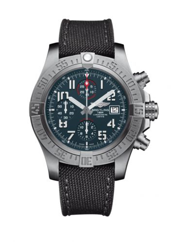 Remontoir à montres pour montre Breitling Avenger Avenger Bandit Titanium / Titanium Gray / Blanc Hands / Military / Pin