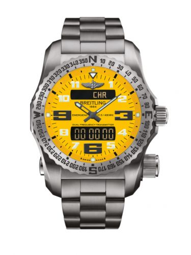Remontoir à montres pour montre Breitling Emergency Emergency II Titanium / Yellow / Bracelet
