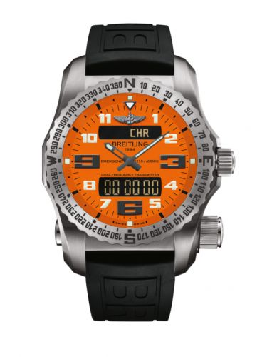 Remontoir à montres pour montre Breitling Emergency Emergency II Titanium / Orange / Rubber / Folding