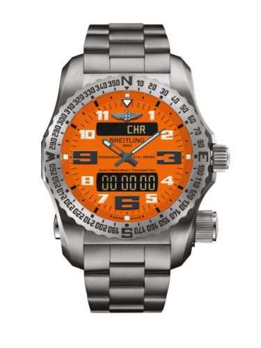 Remontoir à montres pour montre Breitling Emergency Emergency II Titanium / Orange / Bracelet