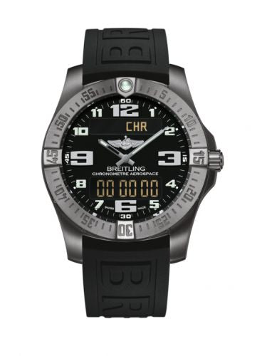 Remontoir à montres pour montre Breitling Aerospace Aerospace Evo Titanium / Noire / Rubber / Pin