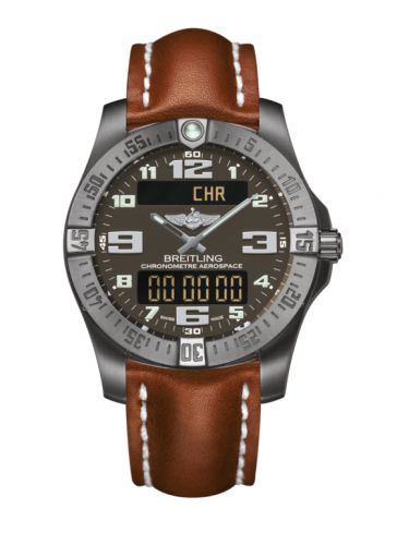 Remontoir à montres pour montre Breitling Aerospace Aerospace Evo Titanium / Gris / Calf
