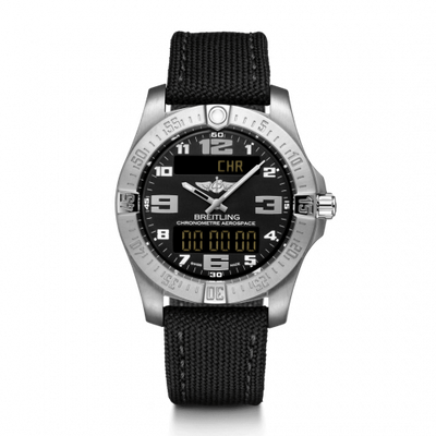 Remontoir à montres pour montre Breitling Aerospace Aerospace Evo Titanium / Noire / Military / Pin