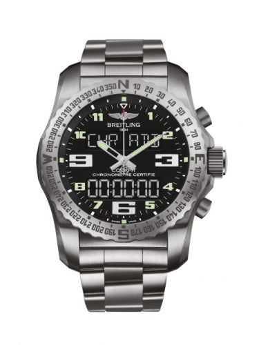 Remontoir à montres pour montre Breitling Cockpit B50 Cockpit B50 Titanium / Noire / Bracelet