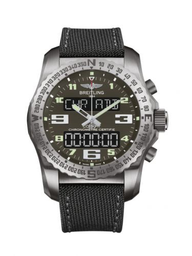 Remontoir à montres pour montre Breitling Cockpit B50 Cockpit B50 Titanium / Gris / Military / Pin