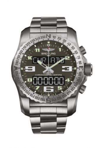 Remontoir à montres pour montre Breitling Cockpit B50 Cockpit B50 Titanium / Gris / Bracelet