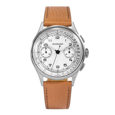Remontoir à montres pour montre Excelsior Park Chronograph Chronograph Stainless Steel / Blanc / Marron Matte