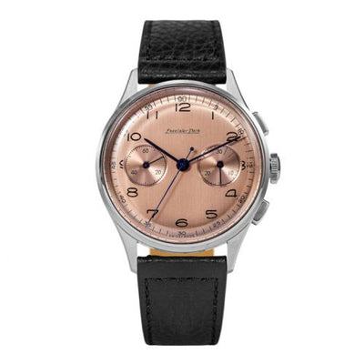 Remontoir à montres pour montre Excelsior Park Chronograph Chronograph Stainless Steel / Salmon / Noire Matte