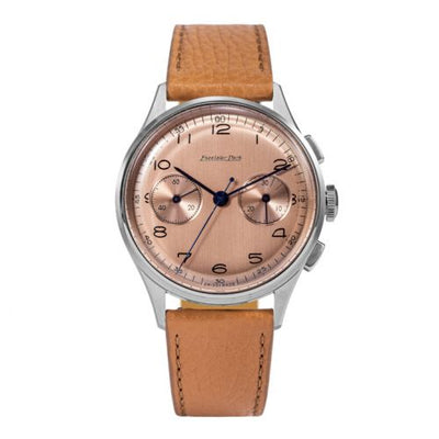 Remontoir à montres pour montre Excelsior Park Chronograph Chronograph Stainless Steel / Salmon / Marron Matte