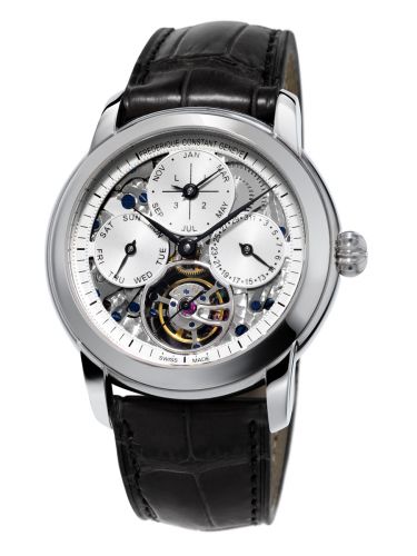 Remontoir à montres pour montre Frederique Constant Manufacture Classic Tourbillon Perpetual Calendar Manufacture / Argent / Skeleton
