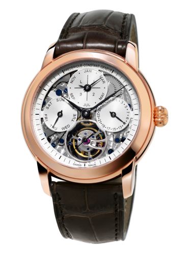 Remontoir à montres pour montre Frederique Constant Manufacture Classic Tourbillon Perpetual Calendar Manufacture / Argent / Skeleton