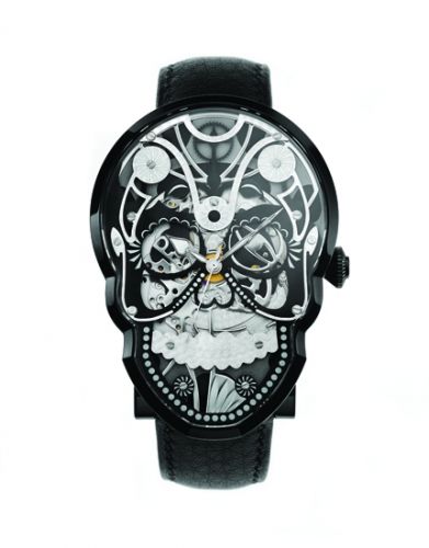Remontoir à montres pour montre Fiona Krüger Skull Noire Skull