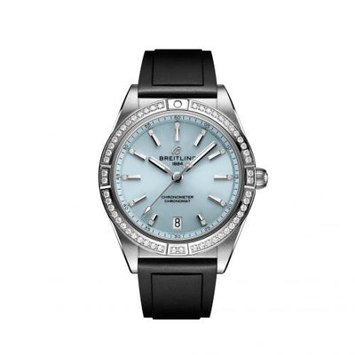 Remontoir à montres pour montre Breitling Chronomat Chronomat Automatic 36 South Sea Stainless Steel / Or Blanc / Diamond / Ice Bleu