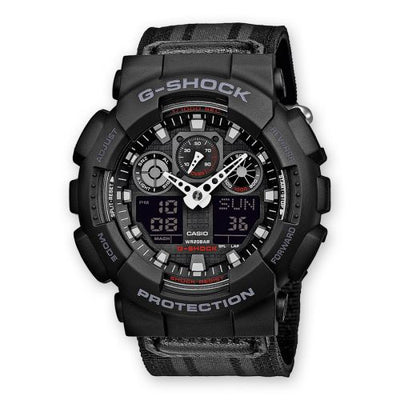 Watch Winder for watch Casio G-Shock GA-100 GA-100MC-1A Grey NATO