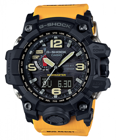 Watch Winder for watch Casio Mudmaster G-Shock Mudmaster Triple Sensor Black / Yellow