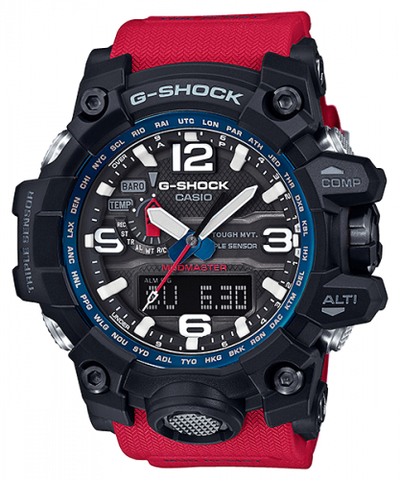 Watch Winder for watch Casio Mudmaster G-Shock Mudmaster Triple Sensor Black / Red
