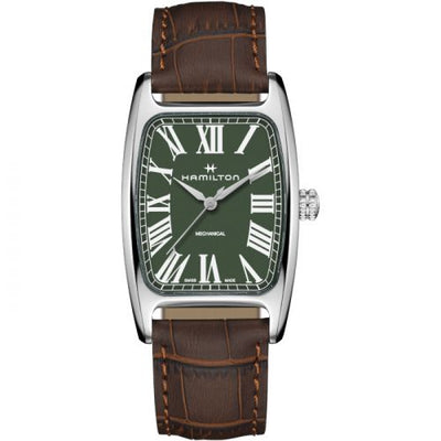 Remontoir à montres pour montre Hamilton Timeless Classic Boulton Mechanical Stainless Steel / Verte