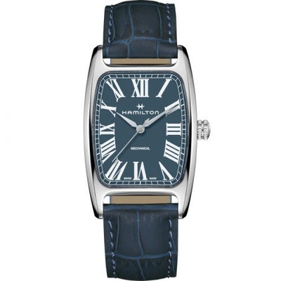 Remontoir à montres pour montre Hamilton Timeless Classic Boulton Mechanical Stainless Steel / Bleu