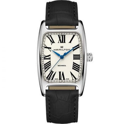 Remontoir à montres pour montre Hamilton Timeless Classic Boulton Mechanical Stainless Steel / Blanc