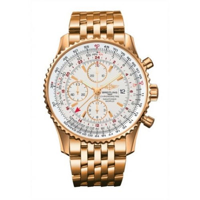 Remontoir à montres pour montre Breitling Navitimer Navitimer World Red Or / Argent / Bracelet