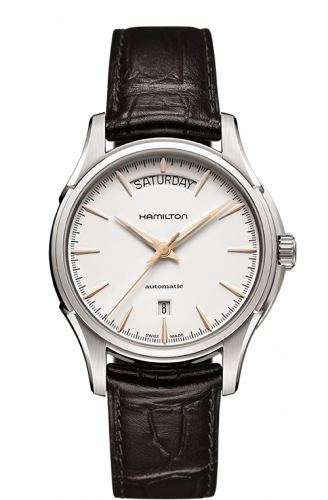 Remontoir à montres pour montre Hamilton Jazzmaster Jazzmaster Day Date 40mm Blanc Dial