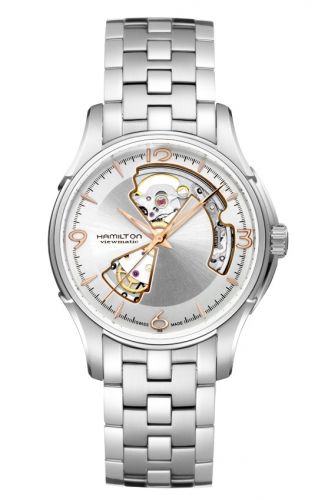 Remontoir à montres pour montre Hamilton Jazzmaster Jazzmaster Open Heart 40mm Argent Dial Bracelet