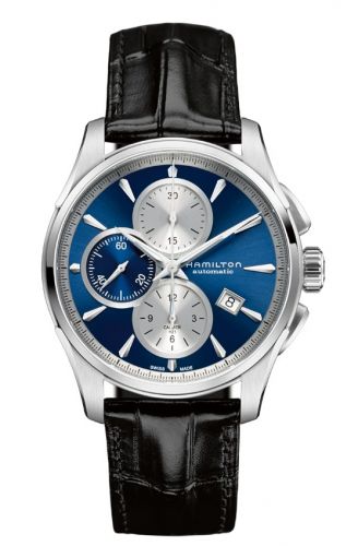Remontoir à montres pour montre Hamilton Jazzmaster Jazzmaster Automatic Chronograph 42mm Bleu Dial
