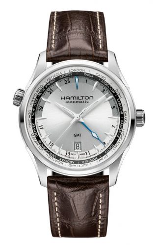 Remontoir à montres pour montre Hamilton Jazzmaster Jazzmaster GMT 42mm Argent Dial
