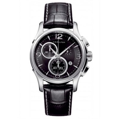 Remontoir à montres pour montre Hamilton Jazzmaster Jazzmaster 42 Quartz Chronograph Stainless Steel / Noire / Strap