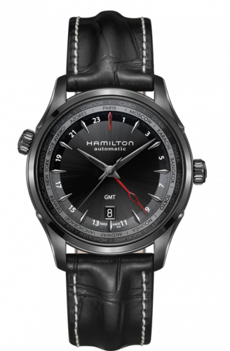 Remontoir à montres pour montre Hamilton Jazzmaster Jazzmaster GMT 42mm PVD / Noire