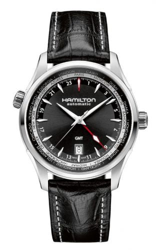 Remontoir à montres pour montre Hamilton Jazzmaster Jazzmaster GMT 42mm Noire Dial